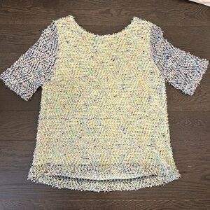 Coohem hand knit tweed top size 38